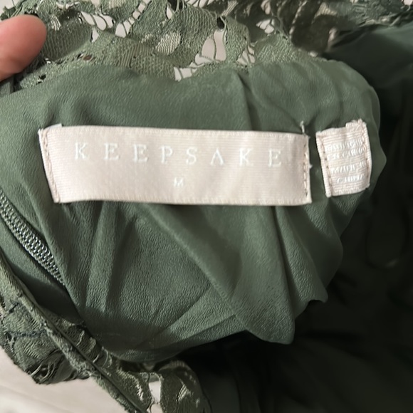 Keepsake Green Lace Dress Medium - Picture 4 of 4